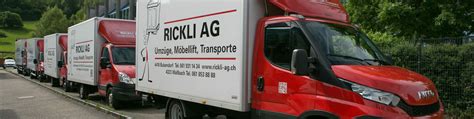 Umzug Liestal: RICKLI AG 